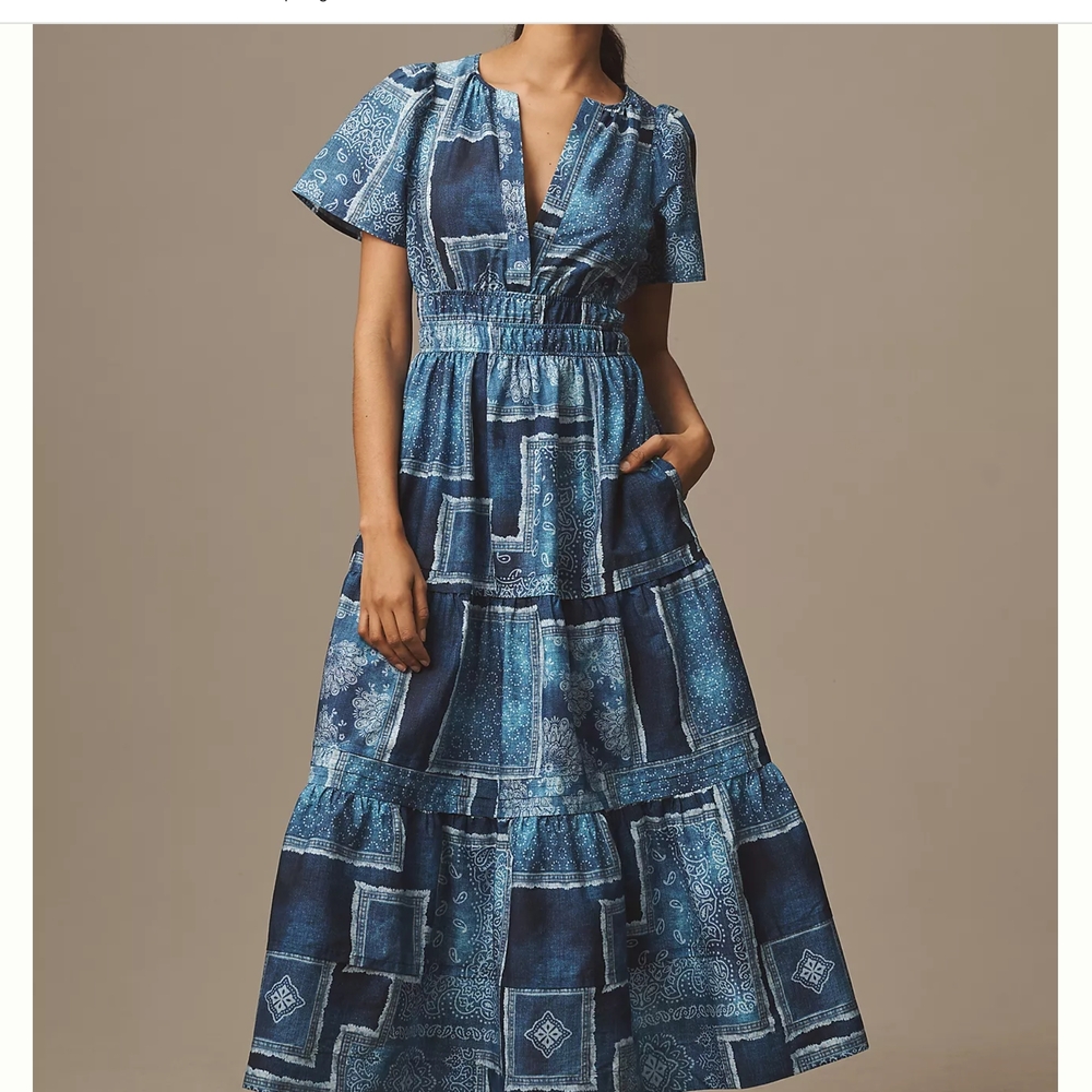 The Somerset Maxi Dress Blue M
